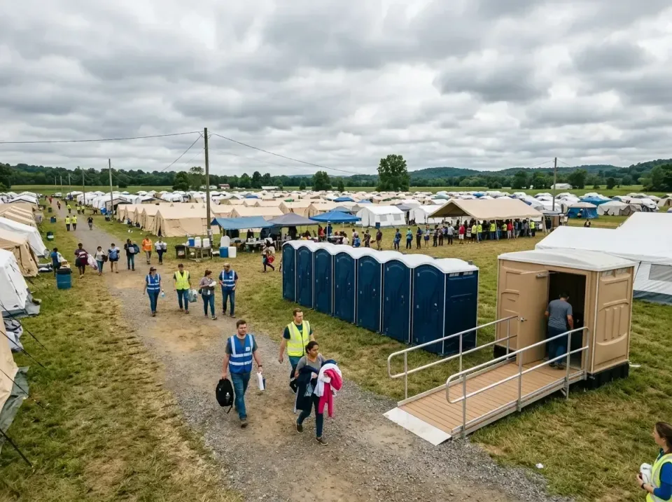 disaster-relief-camp-restrooms-010 — frequently asked questions, Dumpster & Portable Bathrooms Rental in Virden, IL